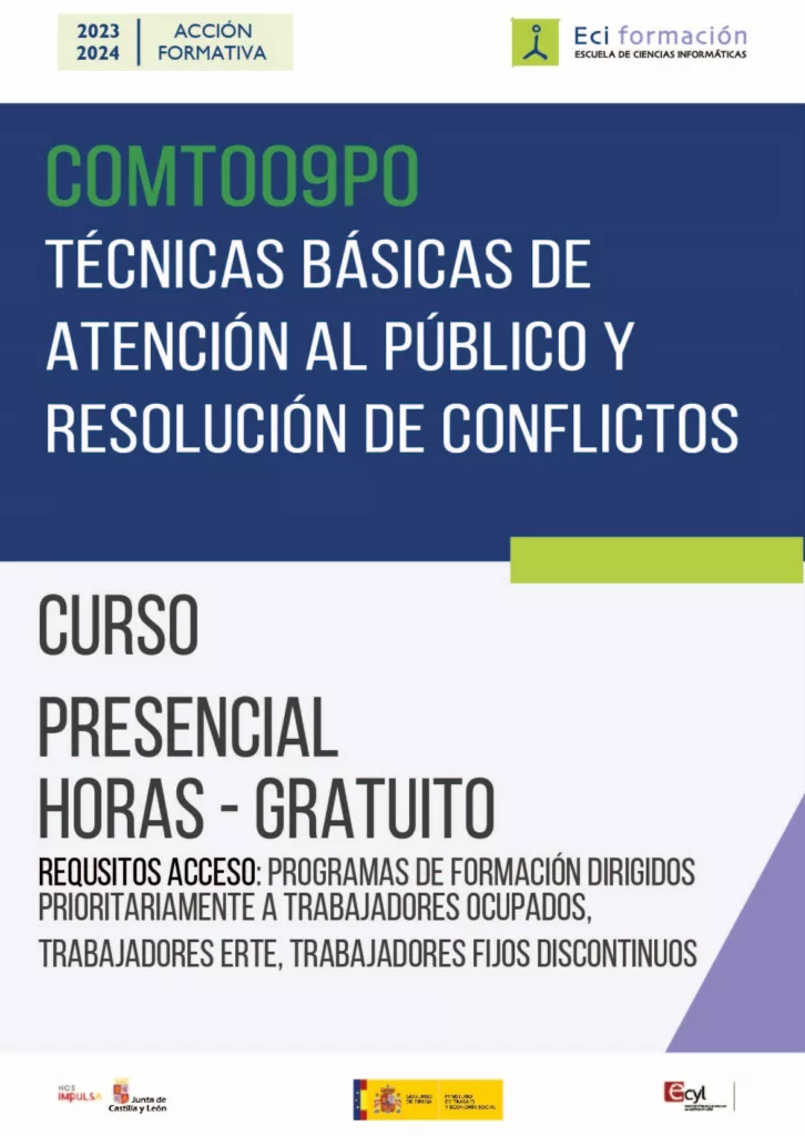 técnicas básicas de atención al publico y resolución de conflictos